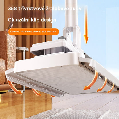 50% OFF【Sada 4 kusů】💦Multifunkční mop s klipem na hadřík, nový mop do domácnosti, který nevyžaduje mytí✅