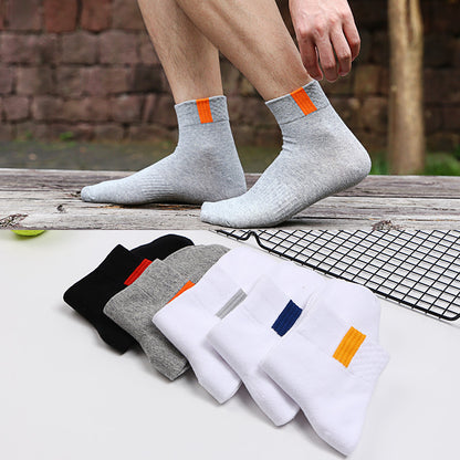 🧦【10 чифта】Дишащи, устойчиви на миризми и абсорбиращи потта спортни чорапи за мъже