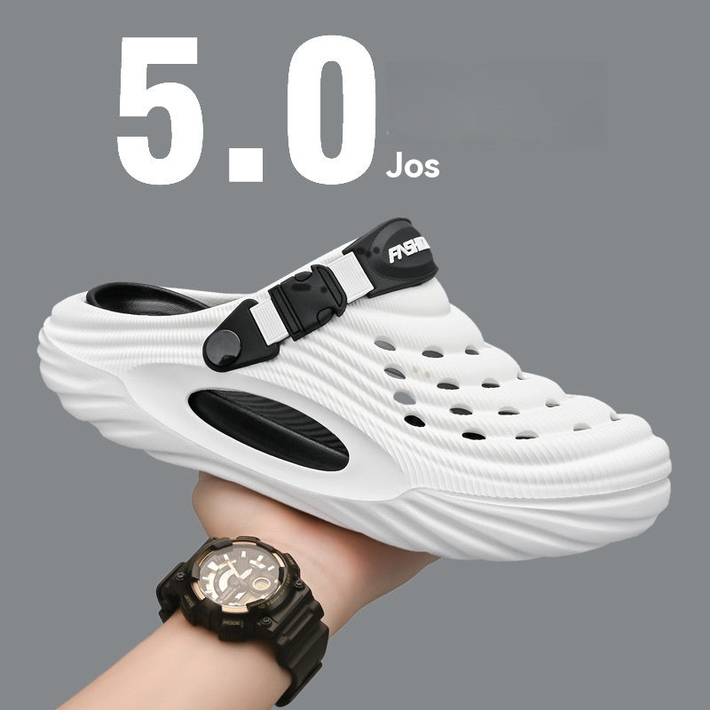 🔥🌴【36-45】Muške sandale s debelim potplatima, neklizajuće, cipele s rupama, ležeran stil, ljetna moda 2026