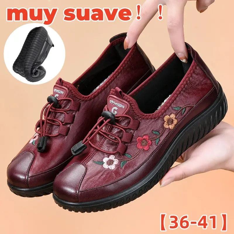 Zapatos casuales de mujer, modernos y cómodos, de suela blanda, antideslizantes e impermeables.