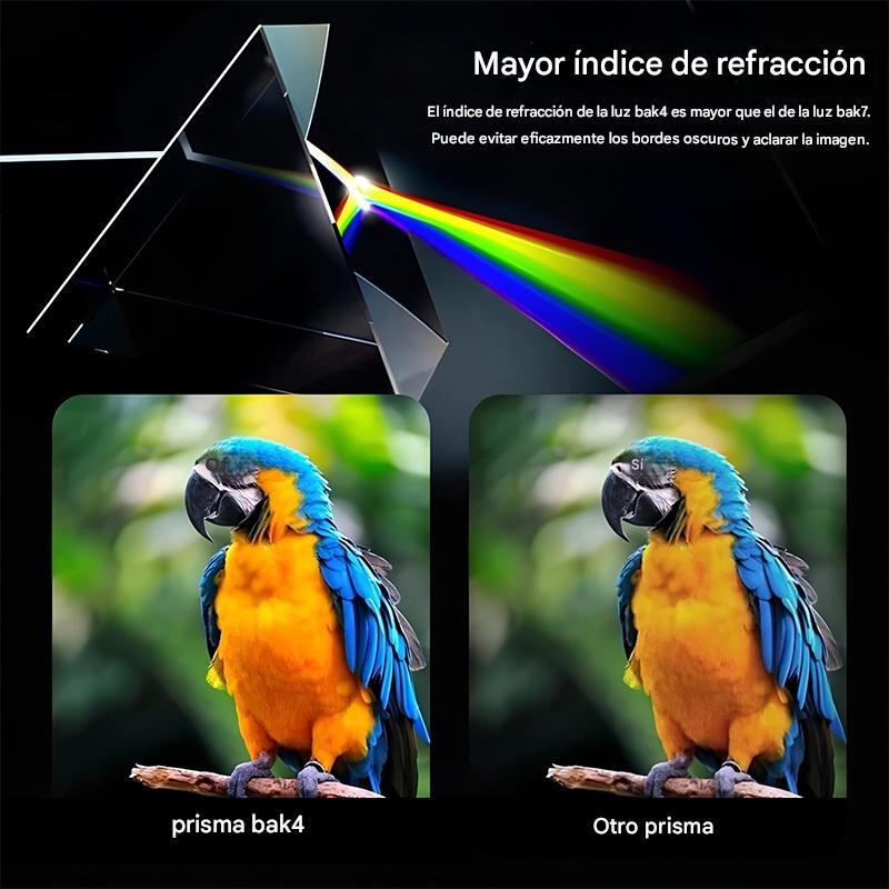 🔭Mini telescopio monocular para teléfono – Telescopio monocular portátil para viajes y observación【Monoculares + Clip para teléfono】