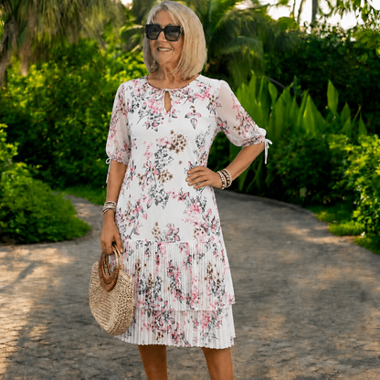 Płatność przy odbiorze👗❤️【S-5XL】eleganckie i modne sukienki szyfonowe