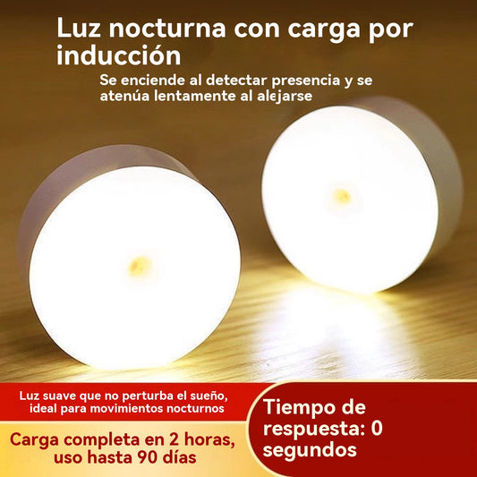 🏡💡【Compra 1, llévate 1 gratis】Luz LED inteligente que detecta el cuerpo humano, fácil de cargar y práctica