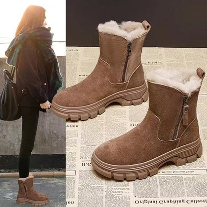 💖⛄️ POPUST OGRANIČENO VRIJEME👢【35-40】Nova kolekcija jesen-zima 2025, kožne Martin čizme s podlogom, grube i tople.