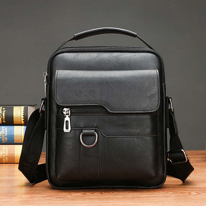 🔥45% de descuento 👜 Bolso de piel para hombre moderno y casual con gran capacidad