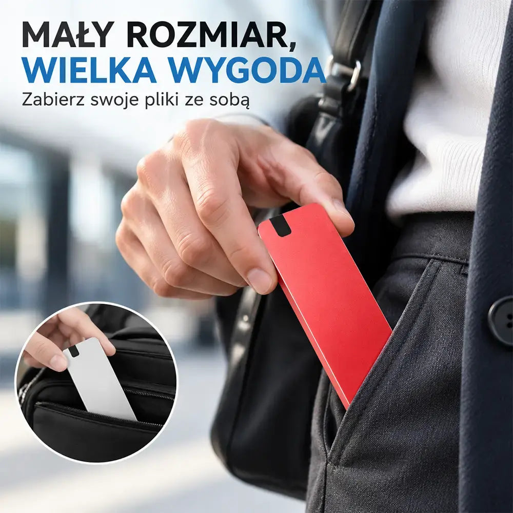 【8 TB】💎 Ultrakompaktowy, szybki przenośny dysk SSD do przechowywania Twoich plików