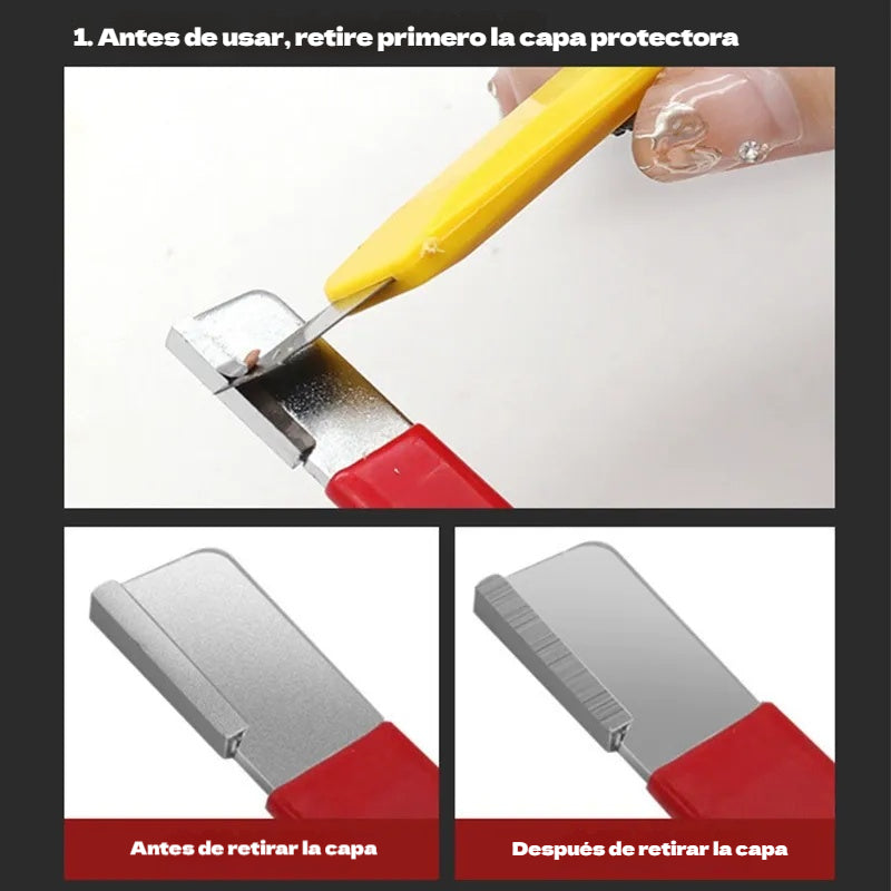 💥50% de descuento💥【Paquete de 10 unidades】✨ Afilador Portátil de Cuchillos y Tijeras – Recupera el Filo en Segundos 💥