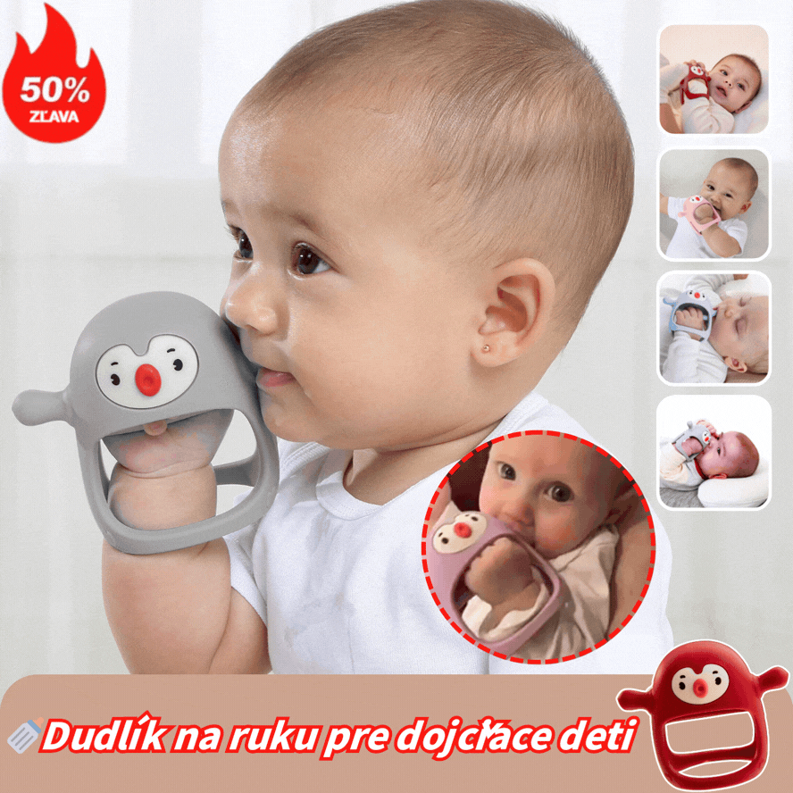 💝【Plaćanje pouzećem】👼Silikonska glodalica za bebe od 0 do 12 mjeseci, 🍼Duda za ruke za dojenje