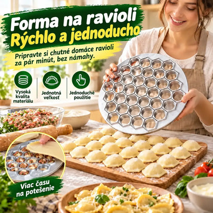🥟✨ Forma na pirohy s 37 priehlbinami | Nepriľnavá forma na pirohy a gyozu | Jednoduché vyberanie z formy