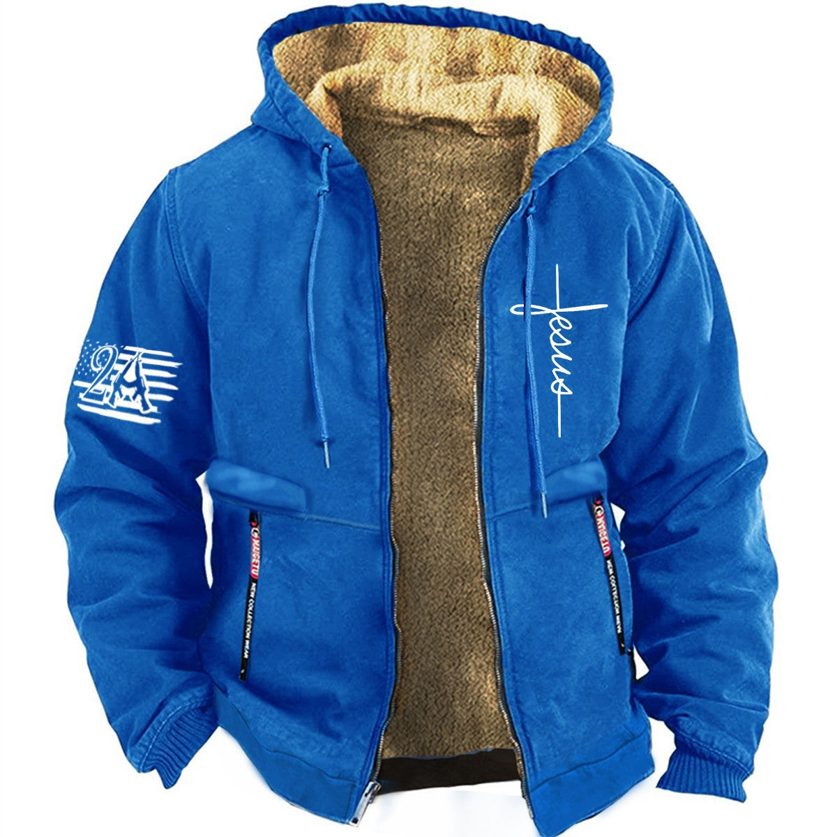 ✨😎【S-3XL】Zimska muška topla debela jakna s kapuljačom i patentnim zatvaračem