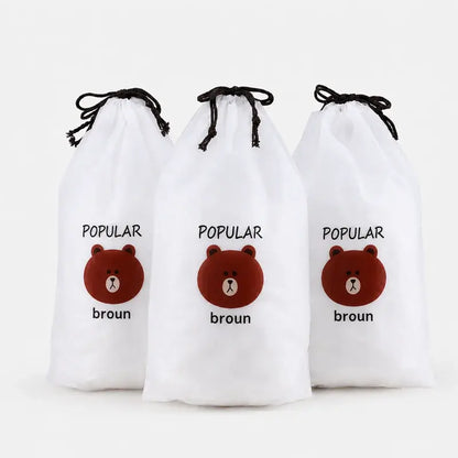 🔥(300 unidades) 🍽️Funda de plástico antibacteriana extragrande y gruesa apta para uso alimentario
