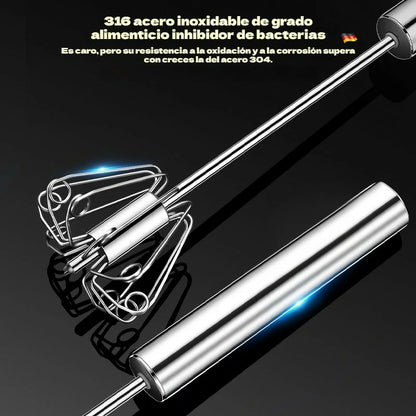 🎁Compra 1 y llévate 1 gratis🎁Batidoras de huevos semiautomáticas y manuales de acero inoxidable