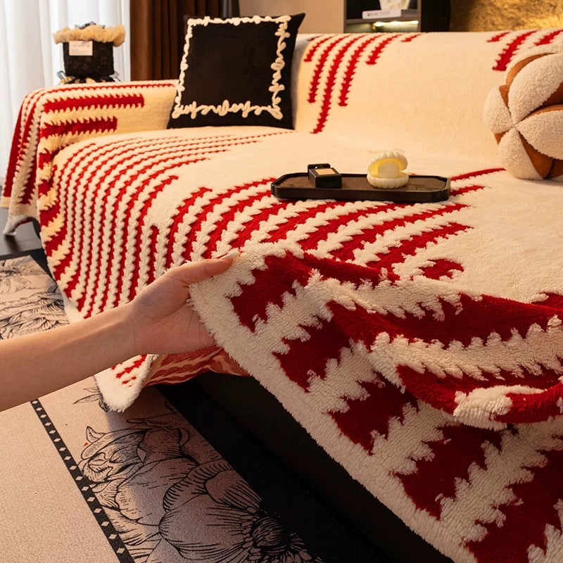 🛋️Oferta anticipada 2026🎉 funda de sofá suave y antideslizante de felpa🍂【180*130cm】