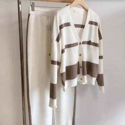 🔥🐏🍂Novi jesensko-zimski set, visokokvalitetan i moderan pleteni set džempera, udoban i svestran za svakodnevno nošenje.