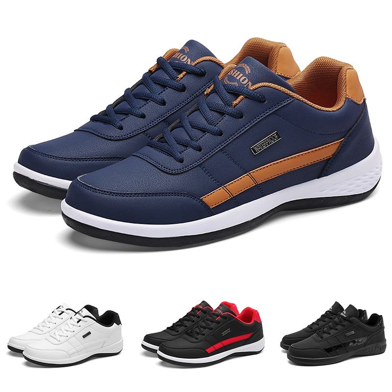 【38-47】Niebieski Męskie buty sportowe casualowe