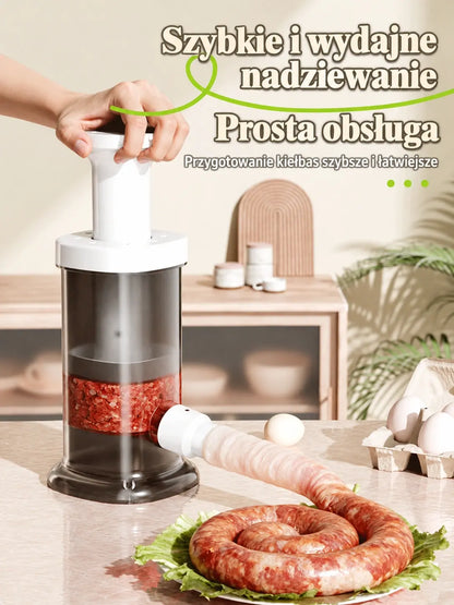 🔥🌭 Ręczna nadziewarka do kiełbas do użytku domowego