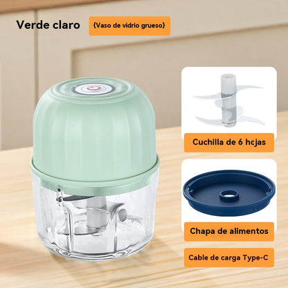 💥ÚLTIMO DÍA DE OFERTAS 50 % DE DESCUENTO⏰¡MÁS DE 50 000 UNIDADES VENDIDAS!🧄 Picadora eléctrica de ajo, mini picadora portátil de verduras