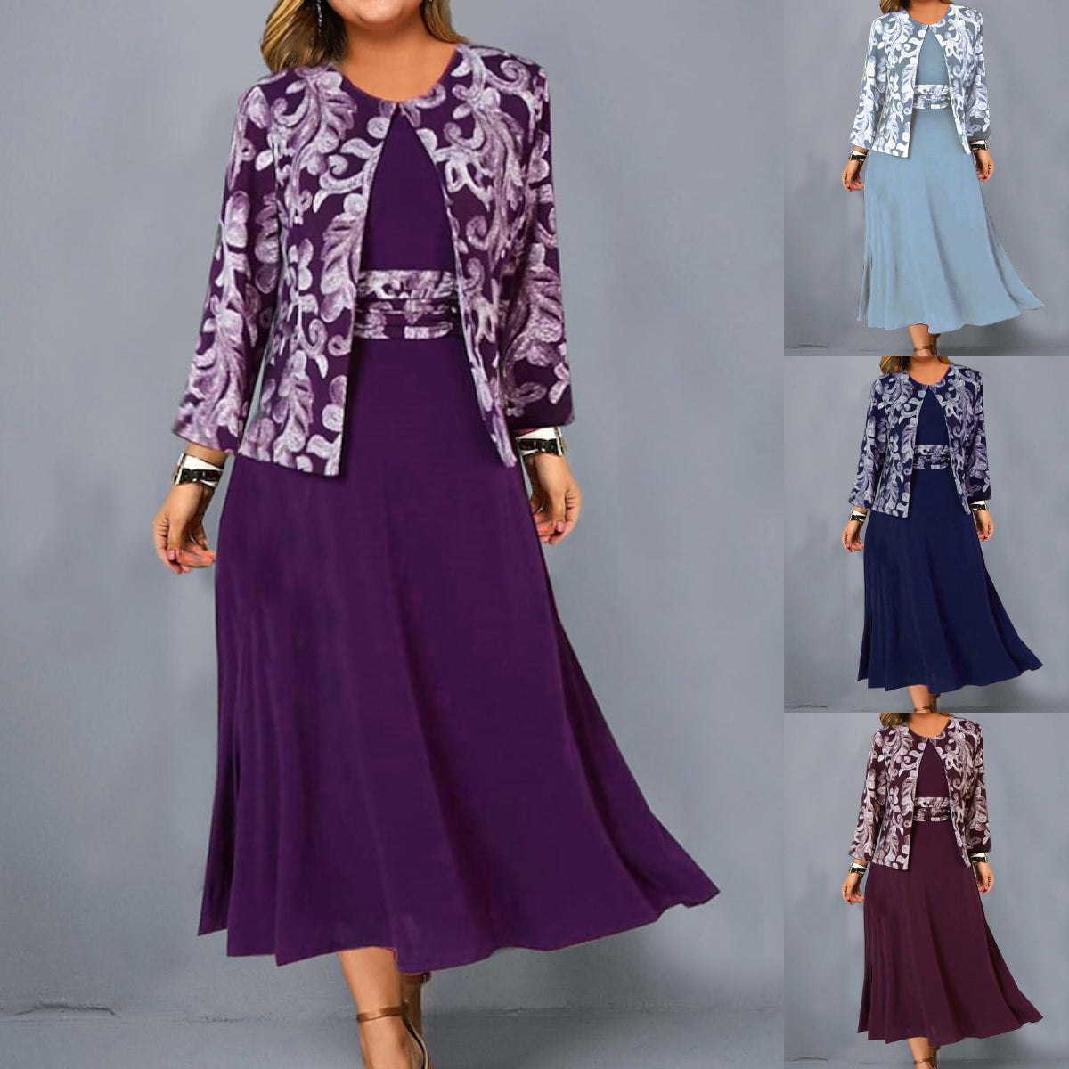 💐💖【S-3XL】Nowa sukienka bez rękawów z nadrukiem krótka kurtka modny strój na co dzień