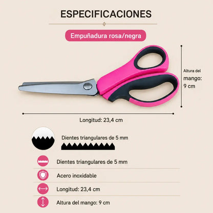 ✂️🧵 Tijeras multifuncionales para manualidades, ¡crea fácilmente encajes decorativos!
