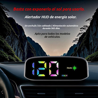 🚗 Velocímetro Solar para Coche con Pantalla Digital-¡Sin Cables y Auto-Cargable!