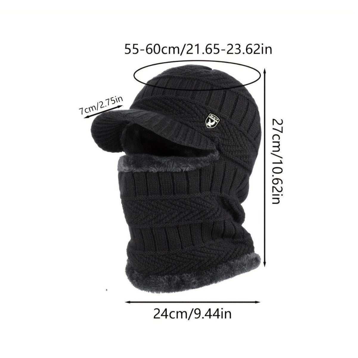 🔥 🧢💥Jednodijelna debela vunena kapa, otporna na vjetar, za vanjsku upotrebu.