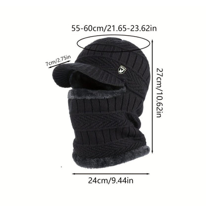 🔥 🧢💥Jednodijelna debela vunena kapa, otporna na vjetar, za vanjsku upotrebu.