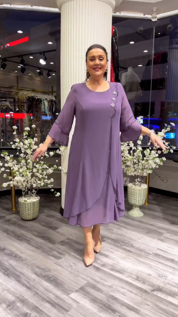 Плащане при доставка💗💃【S-5XL】 2026 Нови висококачествени рокли от шифон с високо качество