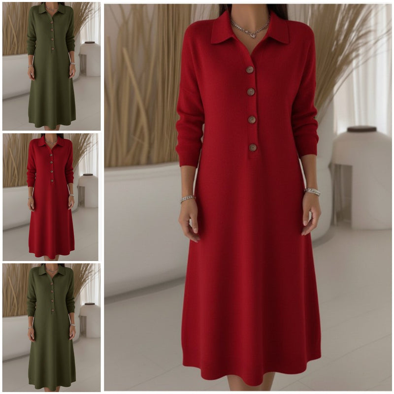 🔥✨ Wysokiej jakości tkanina 【S-3XL】👗 2026 Nowa modna dzianinowa sukienka