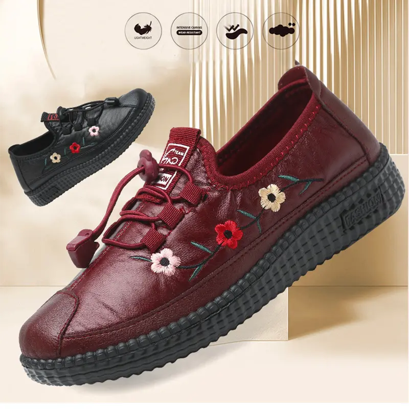 Zapatos casuales de mujer, modernos y cómodos, de suela blanda, antideslizantes e impermeables.