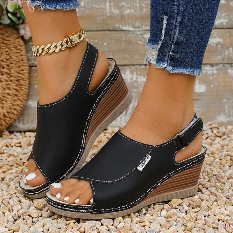 👡【36-43】Nove svestrane ženske sandale s platformom i klinom
