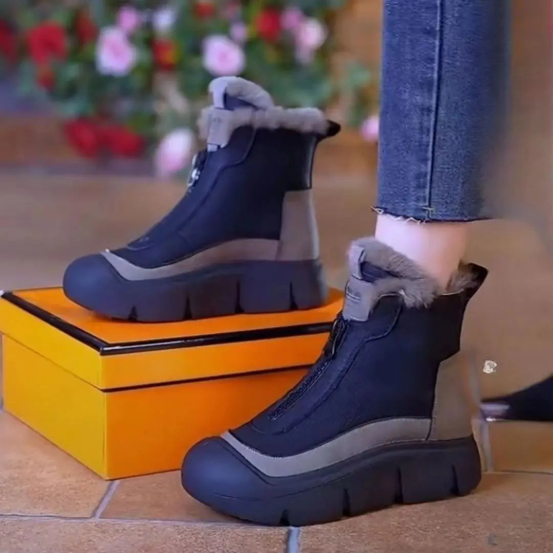 🔥👢【35-40】2026 Zimowe nowe ręcznie robione damskie antypoślizgowe botki