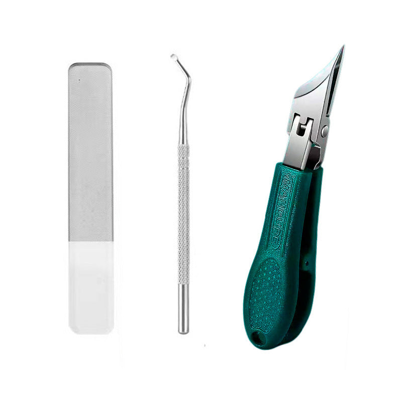 【Sada 3 kusov】✂️💅 Nové extra tenké zahnuté nožnice na nechty pre domácu manikúru