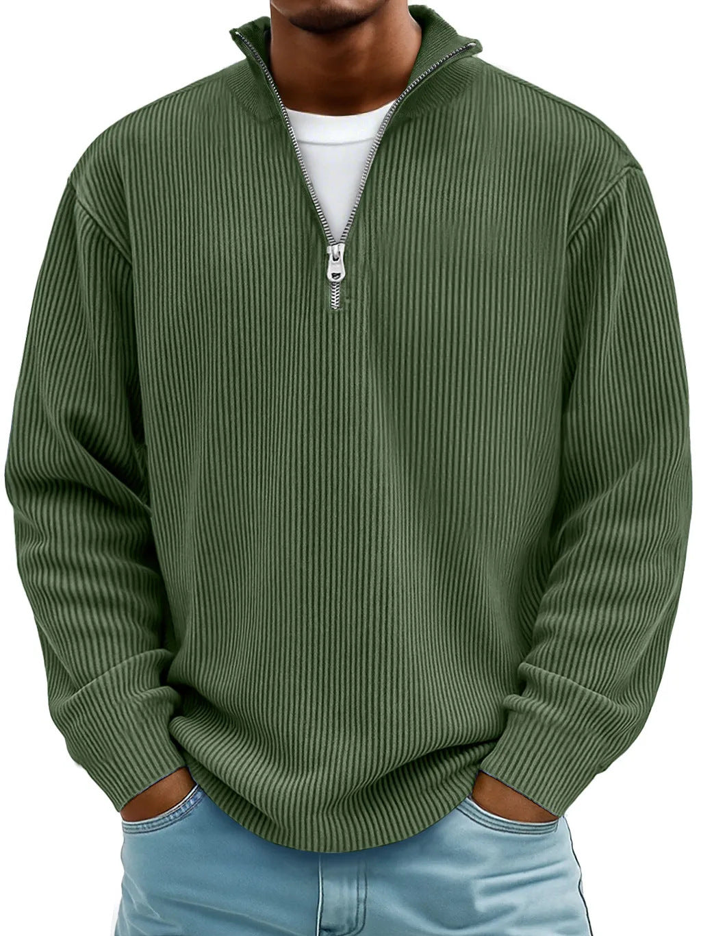 🔥【S-5XL】Sudadera nueva de hombre con cuello alto para primavera 2026