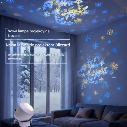 【Płatność przy odbiorze】Dynamiczny, obrotowy projektor LED