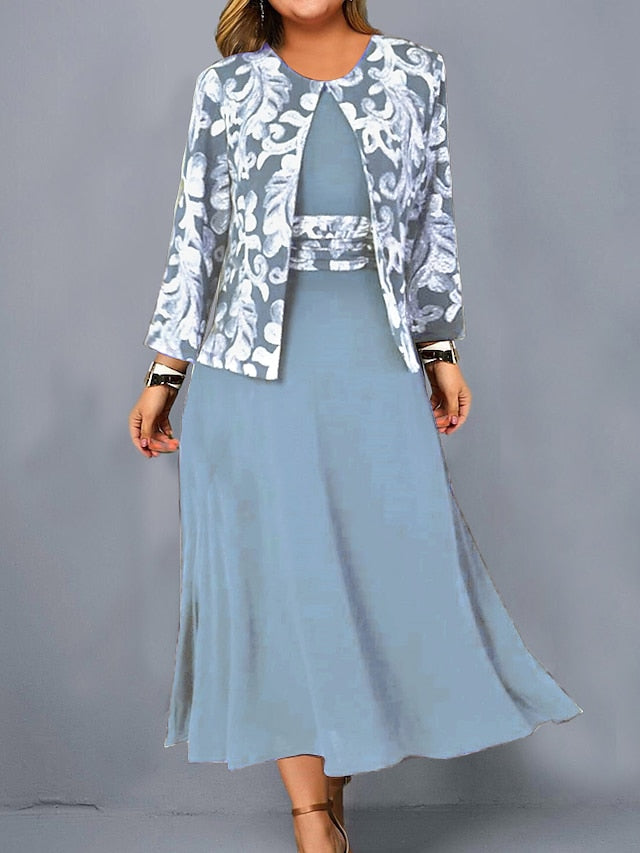 💐💖【S-3XL】Nowa sukienka bez rękawów z nadrukiem krótka kurtka modny strój na co dzień