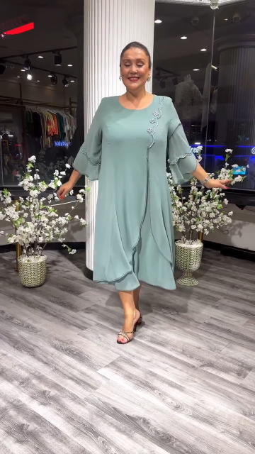 Плащане при доставка💗💃【S-5XL】 2026 Нови висококачествени рокли от шифон с високо качество