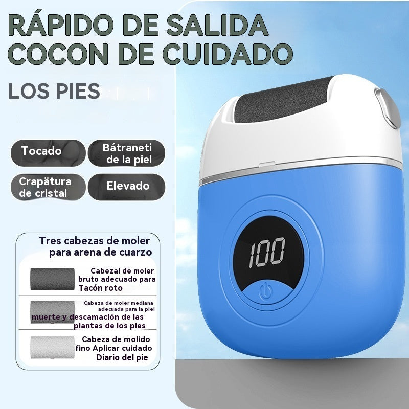 🦶🛁✨🔥49%OFF🔥Nuevos rodillos eléctricos para pies, elimina la piel muerta de los talones, rodillos eléctricos para pies, adecuados para el cuidado de los pies.
