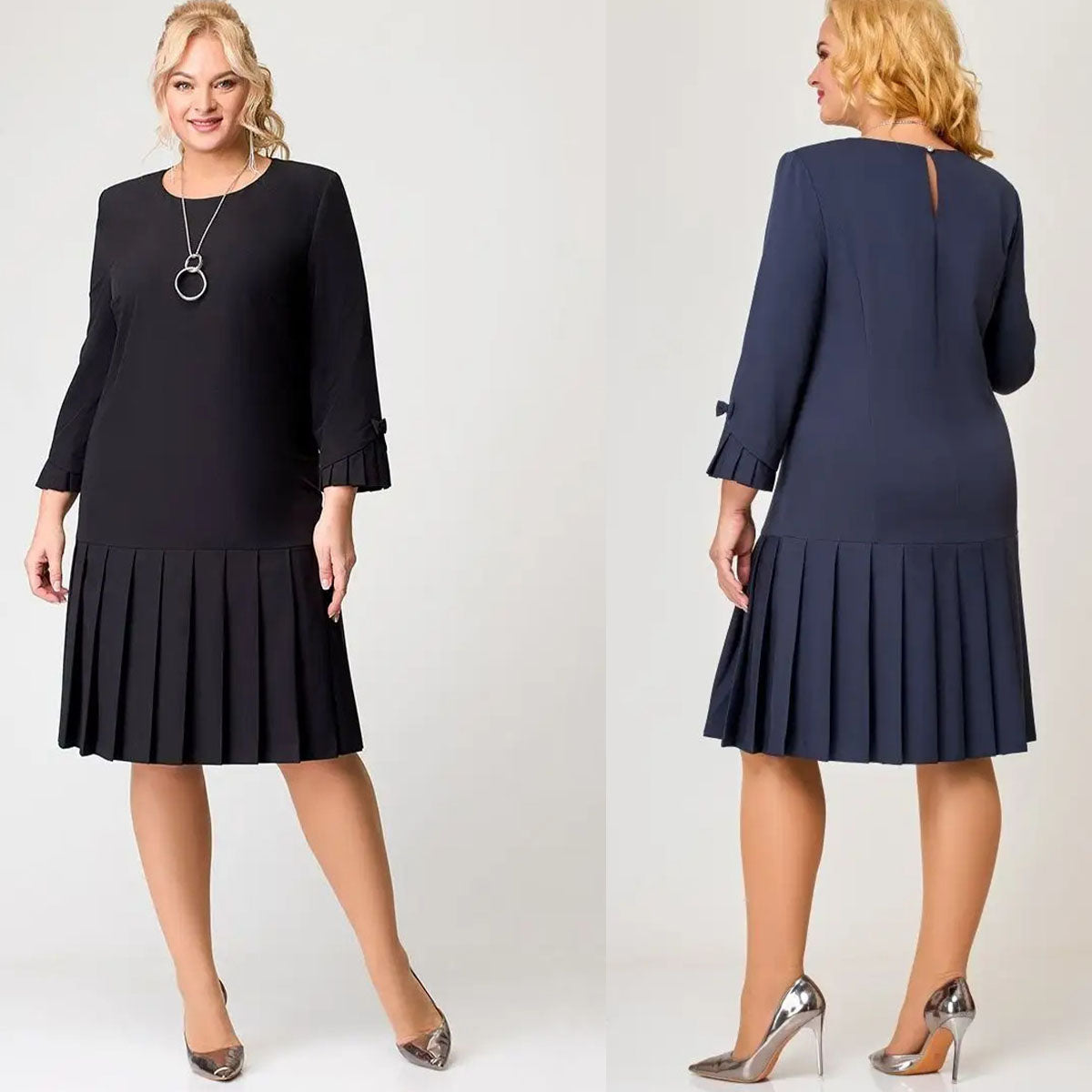 Плащане при доставка💌【S-5XL】👗2026 нова модна, висококачествена, елегантна ретро плисирана пола