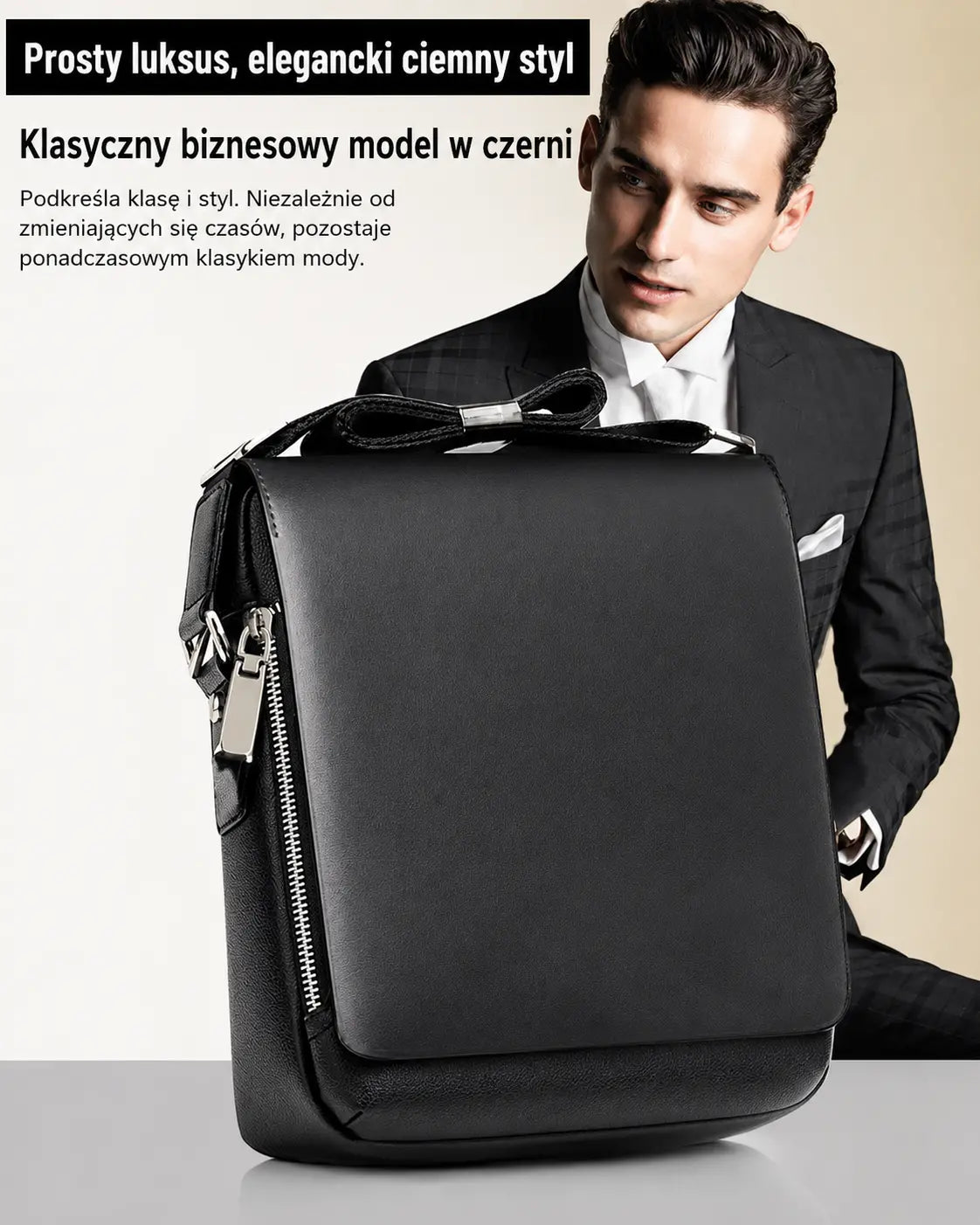 🔥【Oferta ograniczona czasowo】Męska torba biznesowa na ramię