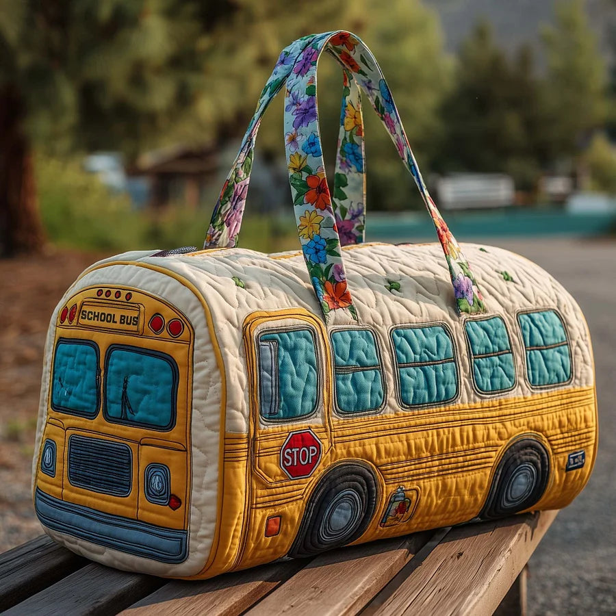 Bolsa de viaje acolchada Hippie Van【(18x9x9) pulgadas】