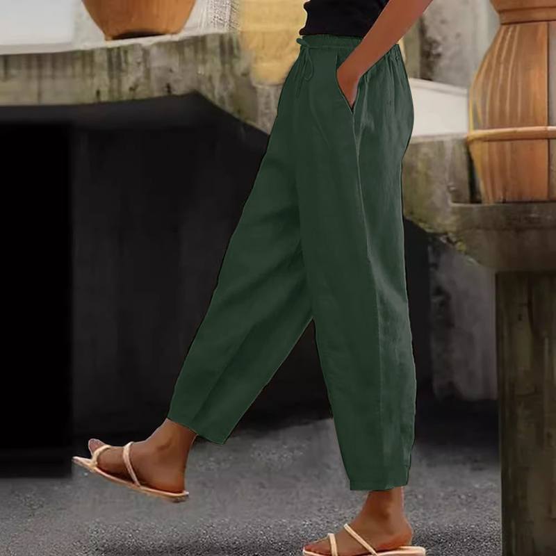 😍Zadnji dan promocije - 50% popusta💕【S-5XL】Ženske ležerne hlače od pamuka i lana