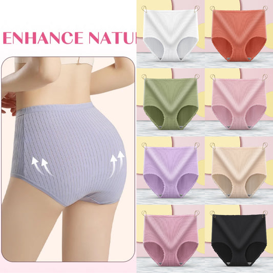 【🔥Kúpte 8 a získajte 8 zadarmo】Dámska plus size, nepremokavá, antibakteriálna, vysoký pás, sťahovacie spodné prádlo plnej veľkosti