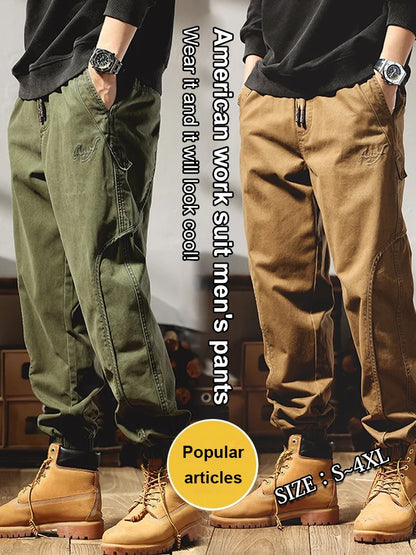 Oferta especial 🔥 【M-4XL】Pantalones de hombre con forro polar grueso, resistentes a los arañazos e impermeables, ideales para cualquier ocasión ✅ [40-100 kg]