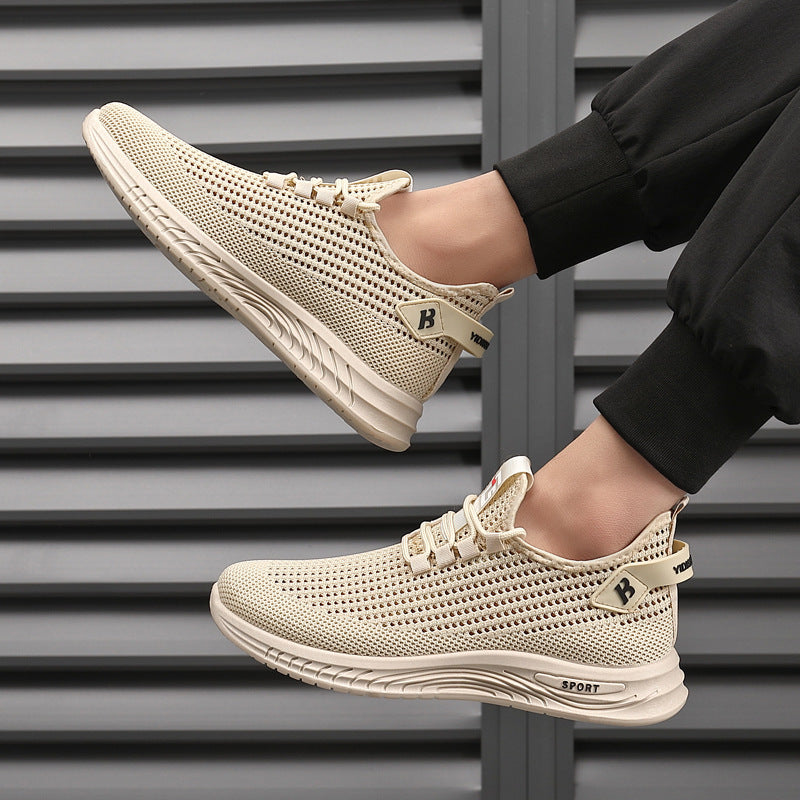🔥👟【39-44】Zapatos casuales para hombre, cómodos, transpirables, de malla antideslizante y a la moda.