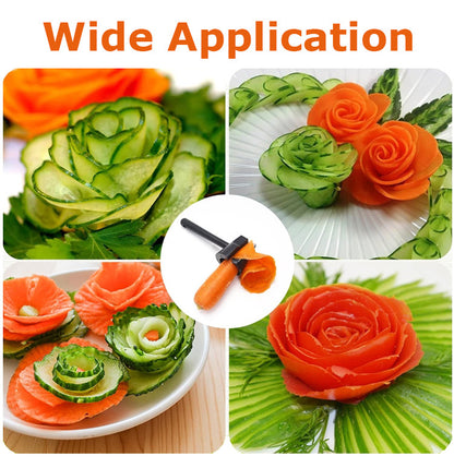 🔥 2 piezas【Compra 1 y llévate 1 gratis】 💮 Herramienta para pelar y cortar frutas y verduras — Fabricada con acero inoxidable 304