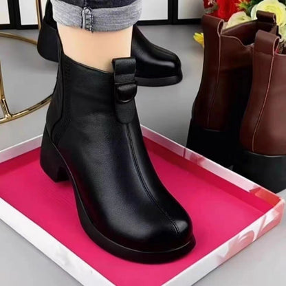 🌟🌺【35-40】Ručno rađene talijanske neklizajuće ženske čizme od prave kože