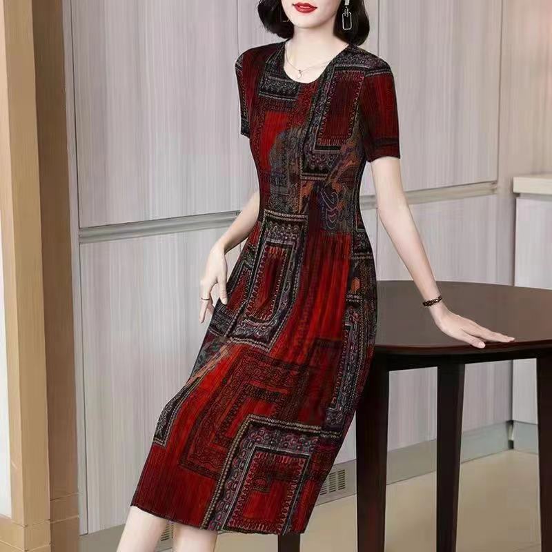 Плащане при доставка✨【S-5XL】👗 Модерна вталена рокля, ежедневна и удобна