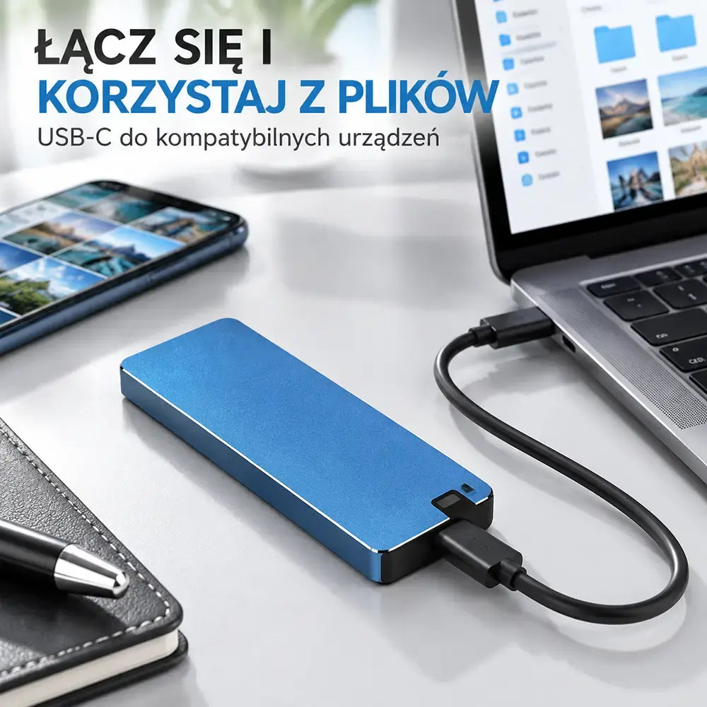 【8 TB】💎 Ultrakompaktowy, szybki przenośny dysk SSD do przechowywania Twoich plików
