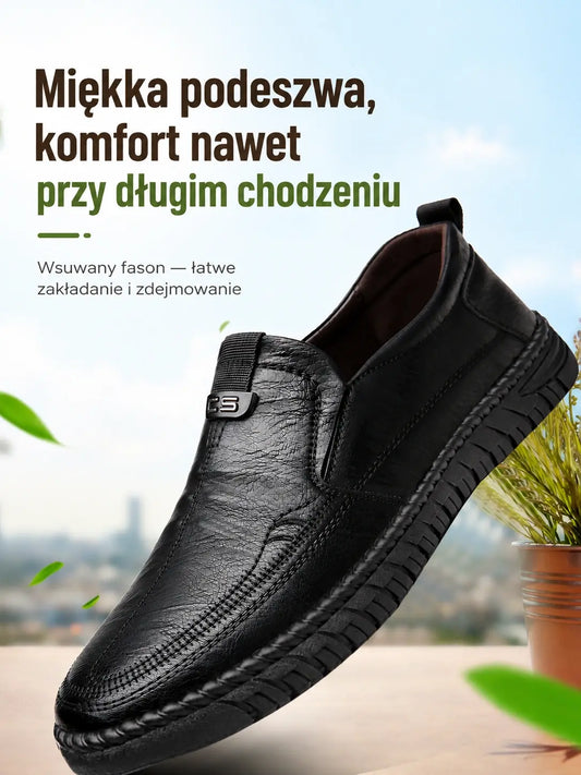 【39–44】Męskie skórzane buty casualowe, nowy model