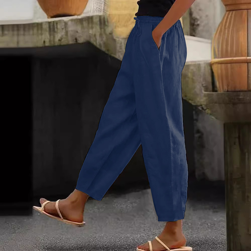 😍Zadnji dan promocije - 50% popusta💕【S-5XL】Ženske ležerne hlače od pamuka i lana